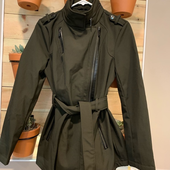 michael kors olive coat